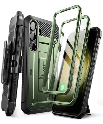 SUPCASE UB Pro Samsung Galaxy S24 Hoesje Full Protect Kickstand Groen Hoesjes
