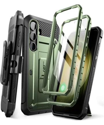 SUPCASE UB Pro Samsung S24 Plus Hoesje Full Protect Kickstand Groen Hoesjes