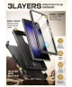 SUPCASE UB Pro Samsung S24 Ultra Hoesje Full Protect Kickstand Zwart