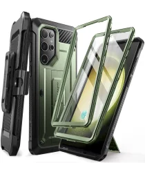 SUPCASE UB Pro Samsung S24 Ultra Hoesje Full Protect Kickstand Groen