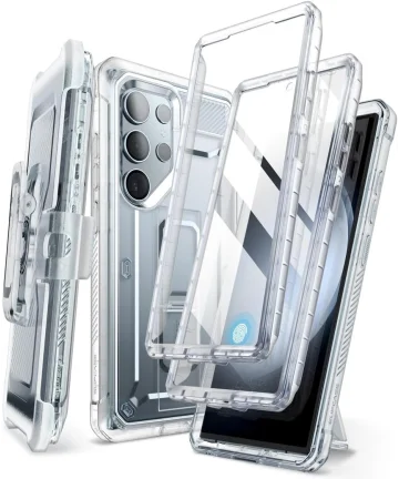 SUPCASE UB Pro Samsung S24 Ultra Hoesje Full Protect Kickstand Clear Hoesjes