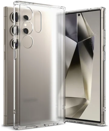 Ringke Fusion Samsung Galaxy S24 Ultra Hoesje Matte Transparant Hoesjes