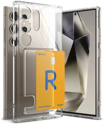 Ringke Fusion Card Samsung Galaxy S24 Ultra Hoesje Transparant Hoesjes