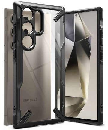 Ringke Fusion X Samsung Galaxy S24 Ultra Hoesje Back Cover Zwart Hoesjes