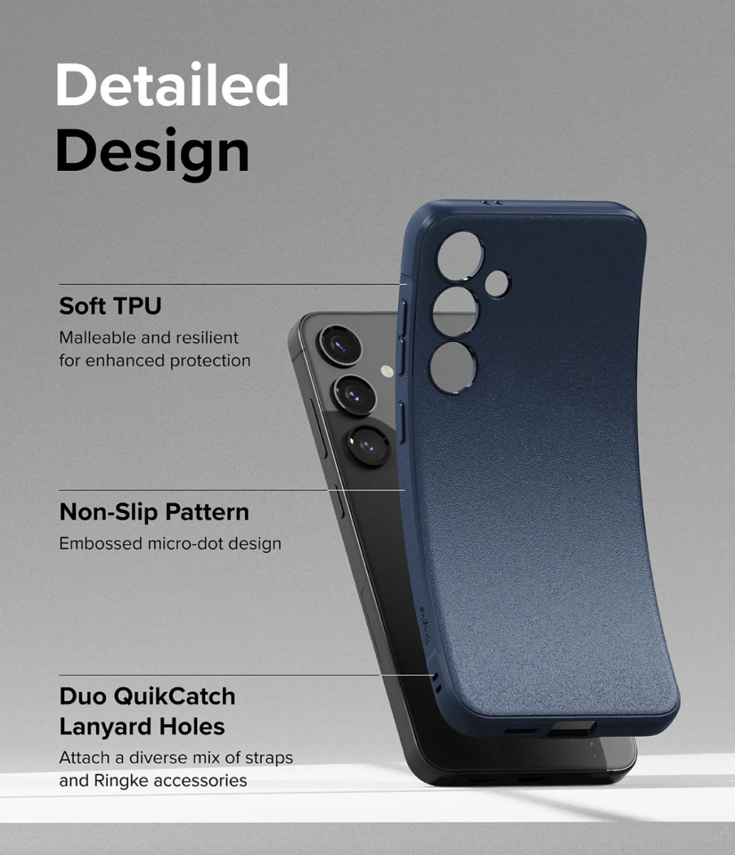 Ringke Onyx Samsung Galaxy S24 Plus Hoesje TPU Back Cover Blauw afbeelding 7