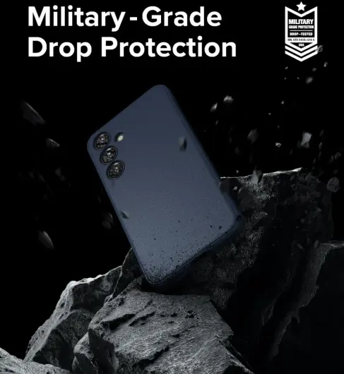 Ringke Onyx Samsung Galaxy S24 Plus Hoesje TPU Back Cover Blauw afbeelding 3