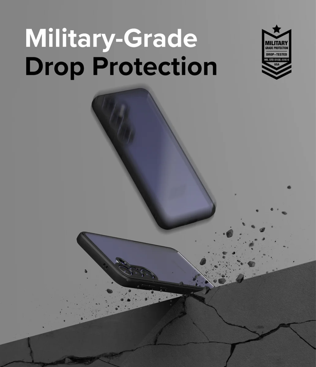 Ringke Fusion Bold Samsung Galaxy S24 Hoesje Transparant Zwart afbeelding 3