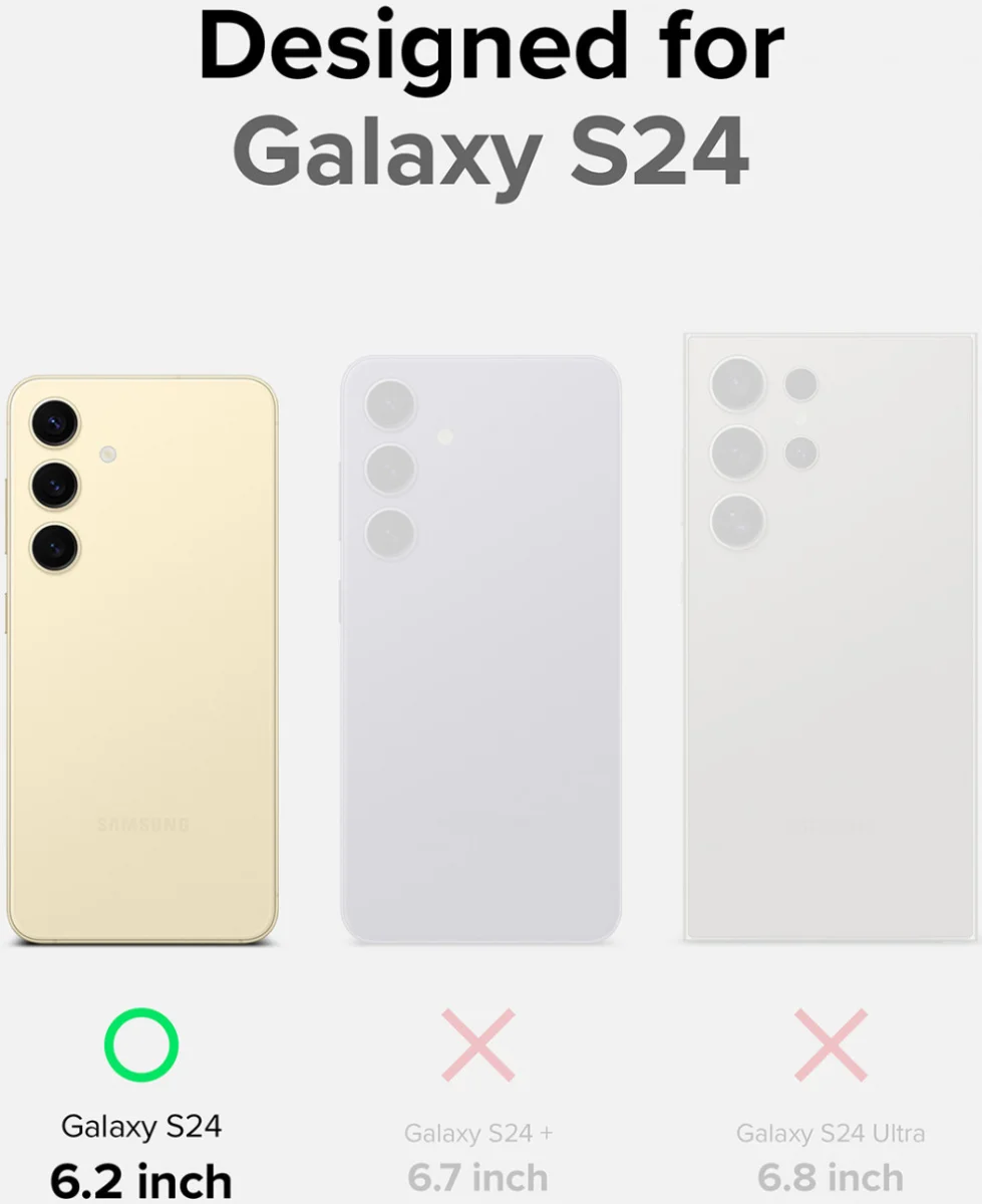 Ringke Fusion Bold Samsung Galaxy S24 Hoesje Transparant Zwart afbeelding 13