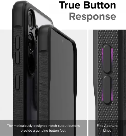 Ringke Fusion Bold Samsung Galaxy S24 Hoesje Transparant Zwart afbeelding 11