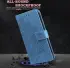 Oppo A18 / A38 Hoesje Mandala Bloemen Wallet Book Case Kunstleer Blauw afbeelding 6