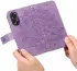 Oppo A18 / A38 Hoesje Mandala Bloemen Wallet Book Case Kunstleer Paars afbeelding 8