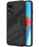 Oppo A78 4G Hoesje Shockproof Kickstand Back Cover Zwart