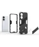 Oppo A78 4G Hoesje Shockproof Kickstand Back Cover Zwart