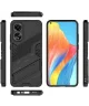 Oppo A78 4G Hoesje Shockproof Kickstand Back Cover Zwart