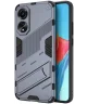 Oppo A78 4G Hoesje Shockproof Kickstand Back Cover Donker Blauw