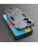 Oppo A78 4G Hoesje Shockproof Kickstand Back Cover Donker Blauw