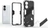 Oppo A78 4G Hoesje Shockproof Kickstand Back Cover Donker Blauw afbeelding 3