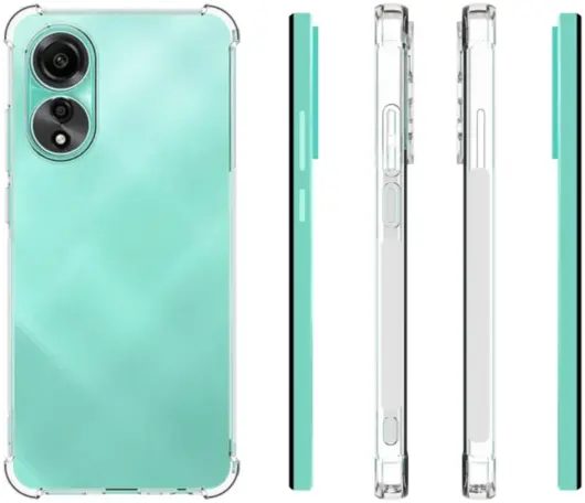 Oppo A78 4G Hoesje Schokbestendig en Dun TPU Back Cover Transparant afbeelding 11