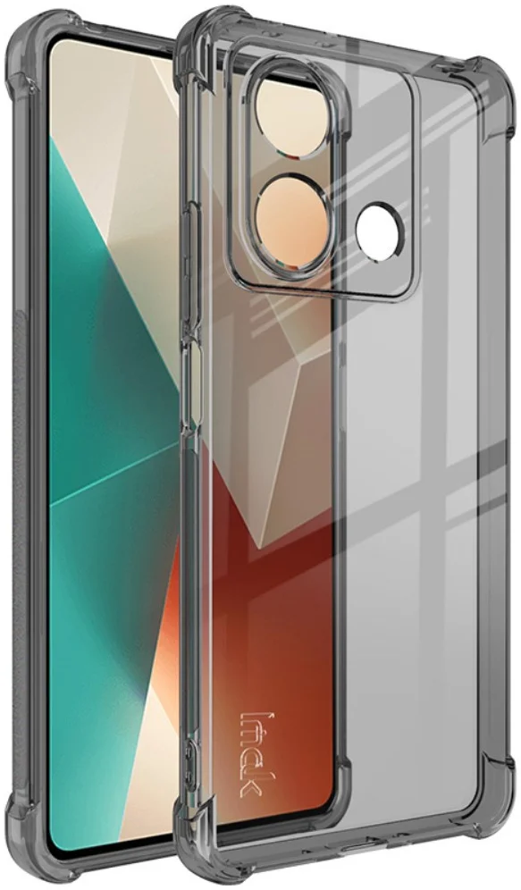 Imak Xiaomi Redmi Note 13 5G Hoesje Schokbestendig TPU Clear Zwart afbeelding 1