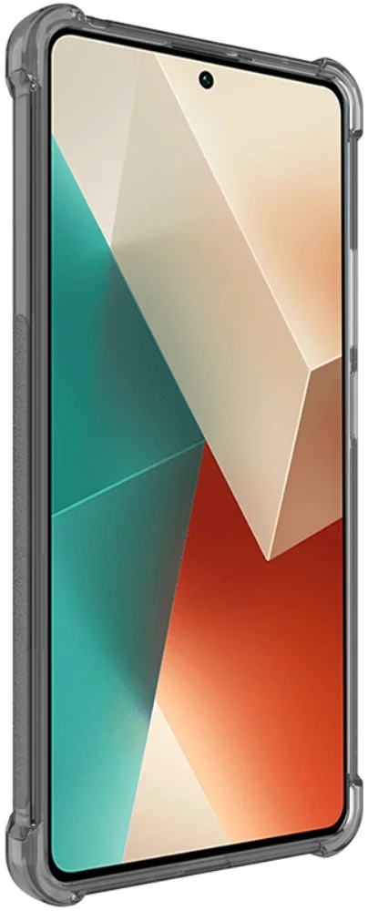 Imak Xiaomi Redmi Note 13 5G Hoesje Schokbestendig TPU Clear Zwart afbeelding 3