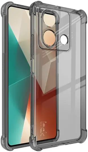 Imak Xiaomi Redmi Note 13 5G Hoesje Schokbestendig TPU Clear Zwart afbeelding 1