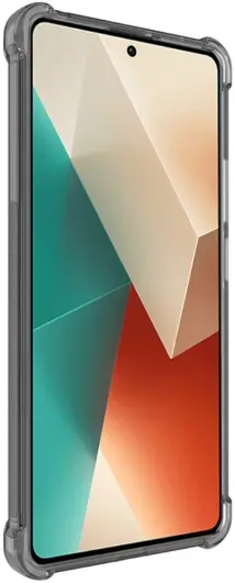 Imak Xiaomi Redmi Note 13 5G Hoesje Schokbestendig TPU Clear Zwart afbeelding 3
