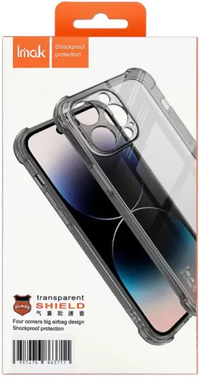 Imak Xiaomi Redmi Note 13 5G Hoesje Schokbestendig TPU Clear Zwart afbeelding 6