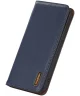 KHAZNEH Samsung Galaxy S24 Ultra Hoesje RFID Book Case Leer Blauw