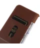 KHAZNEH Samsung Galaxy S24 Ultra Hoesje RFID Book Case Leer Bruin