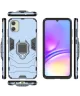 Samsung Galaxy A05 4G Hoesje Shockproof Kickstand Back Cover Blauw