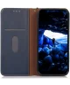KHAZNEH Xiaomi 14 Hoesje Retro Wallet Book Case Blauw