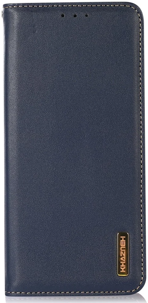 KHAZNEH Xiaomi 14 Hoesje Retro Wallet Book Case Blauw afbeelding 6