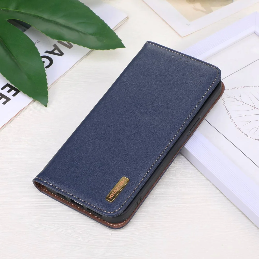 KHAZNEH Xiaomi 14 Hoesje Retro Wallet Book Case Blauw afbeelding 8