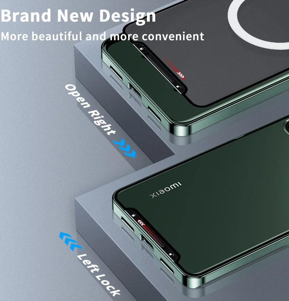 Xiaomi 14 Aroma Design Hoesje met MagSafe Schokbestendig Groen afbeelding 8