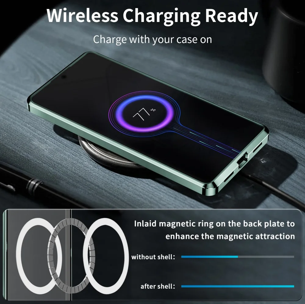 Xiaomi 14 Aroma Design Hoesje met MagSafe Schokbestendig Groen afbeelding 5