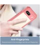 Google Pixel 8a Hoesje Acryl Back Cover Rood