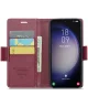 CaseMe 023 Samsung Galaxy S24 Hoesje RFID Book Case Rood