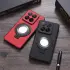 Xiaomi 14 Hoesje met Magsafe Back Cover Kunstleer Textuur Groen afbeelding 7