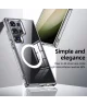 Samsung Galaxy S24 Ultra MagSafe Hoesje Schokbestendig TPU Transparant