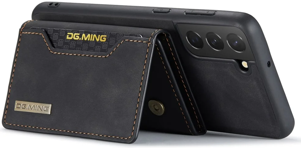 DG Ming Samsung Galaxy S24 Plus Hoesje Magnetische Portemonnee Zwart afbeelding 15