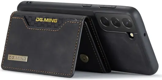 DG Ming Samsung Galaxy S24 Plus Hoesje Magnetische Portemonnee Zwart afbeelding 15
