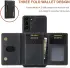 DG Ming Samsung Galaxy S24 Plus Hoesje Magnetische Portemonnee Zwart afbeelding 4