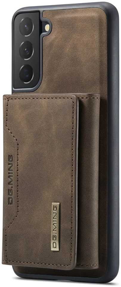 DG Ming Samsung Galaxy S24 Plus Hoesje Magnetische Portemonnee Bruin afbeelding 2