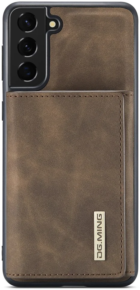 DG Ming Samsung Galaxy S24 Plus Hoesje Magnetische Kaarthouder Coffee afbeelding 17