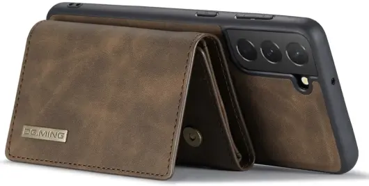 DG Ming Samsung Galaxy S24 Plus Hoesje Magnetische Kaarthouder Coffee afbeelding 16