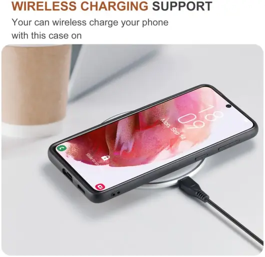 DG Ming Samsung Galaxy S24 Plus Hoesje Magnetische Kaarthouder Coffee afbeelding 9