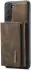 DG Ming Samsung Galaxy S24 Plus Hoesje Magnetische Kaarthouder Coffee afbeelding 2