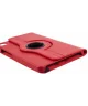 Samsung Galaxy Tab A9 Hoes 360° Draaibare Book Case Rood