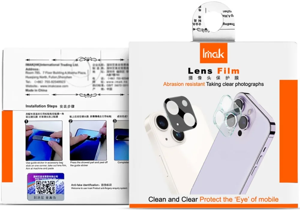 Imak Xiaomi Redmi Note 13 Pro 5G Camera Lens Protector +Lens Cap Clear afbeelding 9
