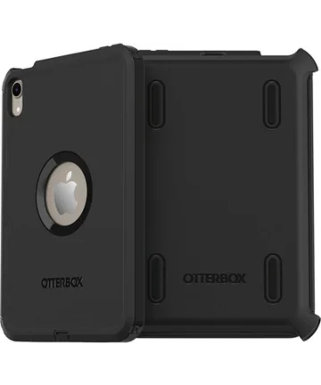 OtterBox Defender Apple iPad Mini 6 Hoes Full Body Back Cover Zwart Hoesjes